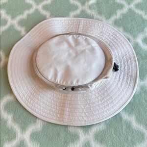 Broner light tan/putty color Quilted wide brim hat XL